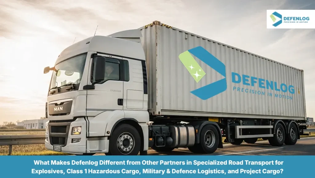 What Makes Defenlog Different from Other Partners in Specialized Road Transport for Explosives, Class 1 Hazardous Cargo, Military & Defence Logistics and Project Cargo