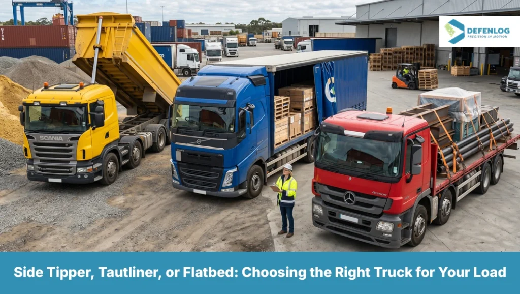 Side Tipper vs Tautliner vs Flatbed Trucks | Defenlog