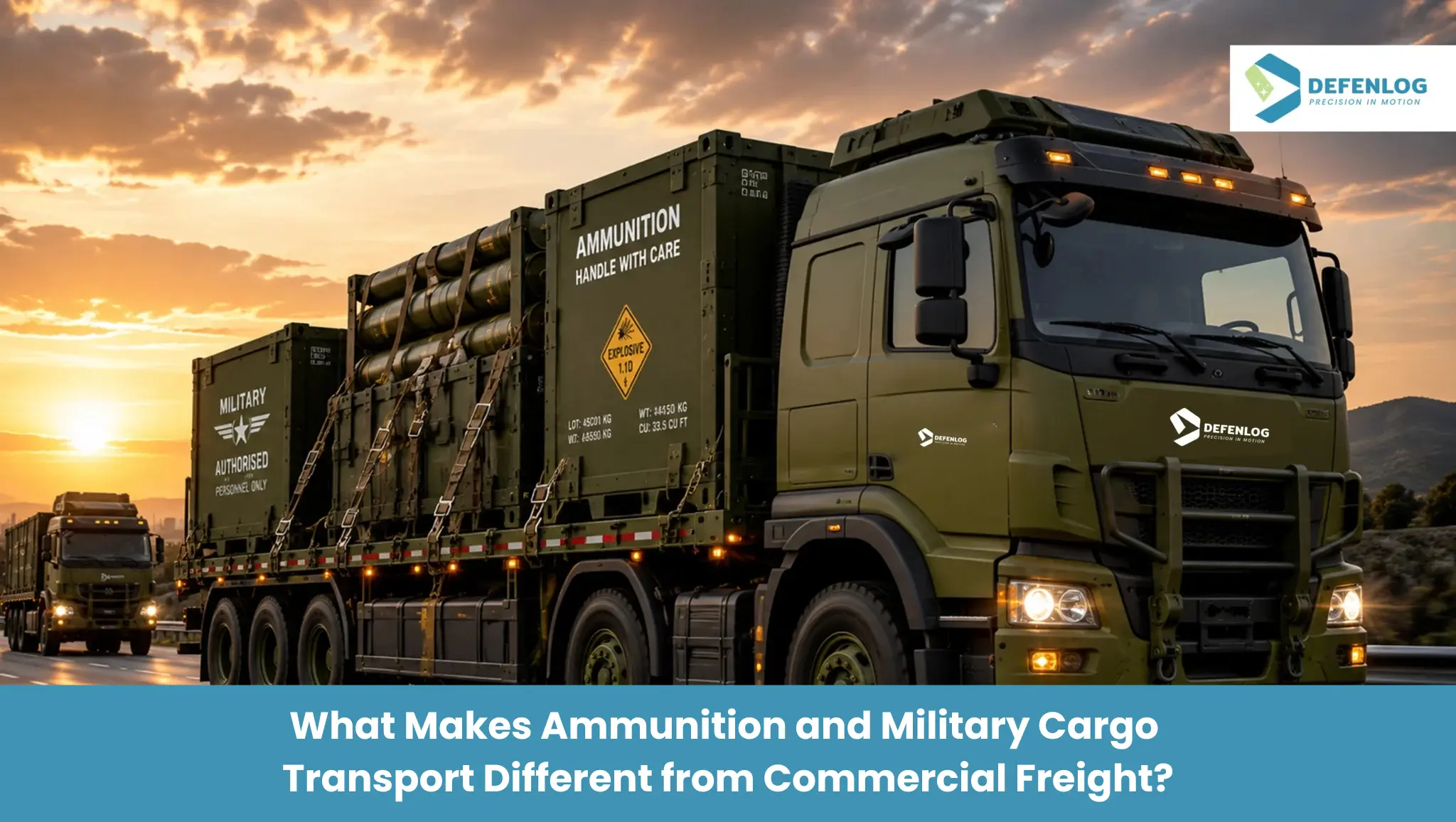 What Makes Ammunition and Military Cargo Transport Different from Commercial Freight - Defenlog